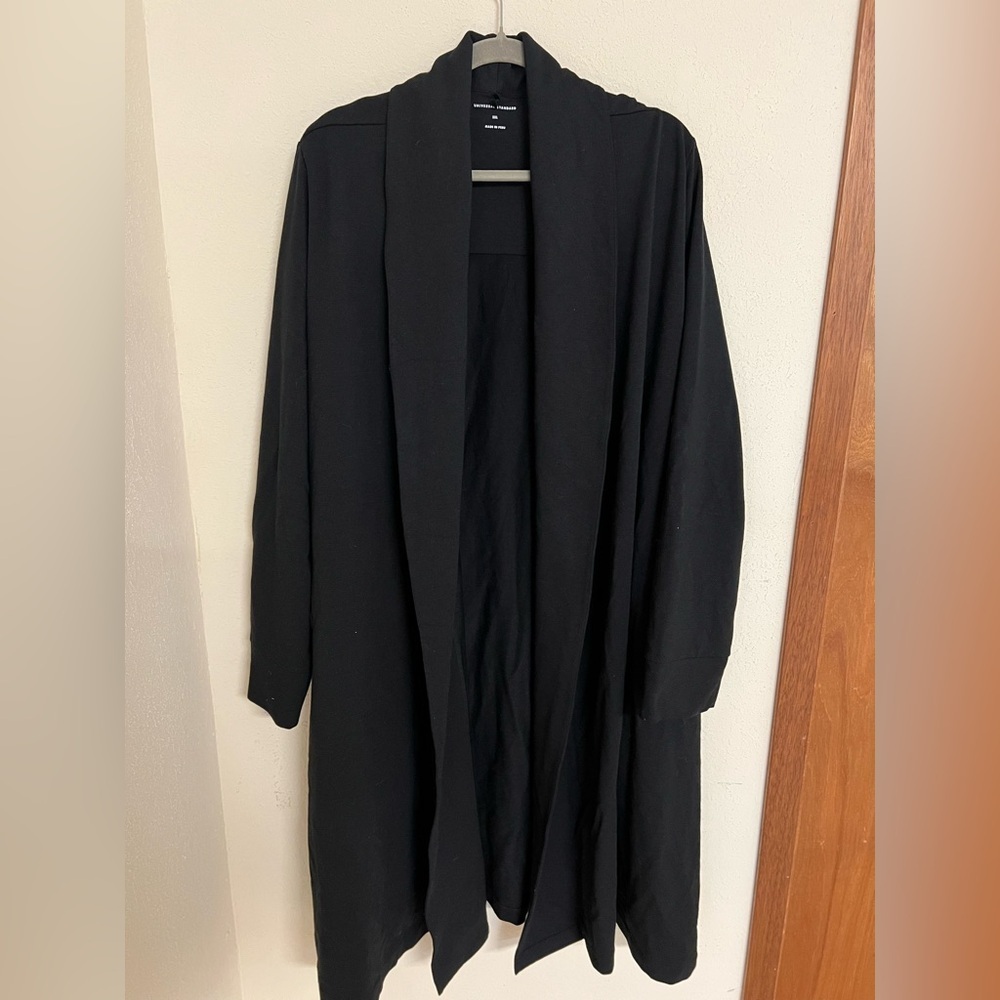 Universal Standard Black soft long cardigan